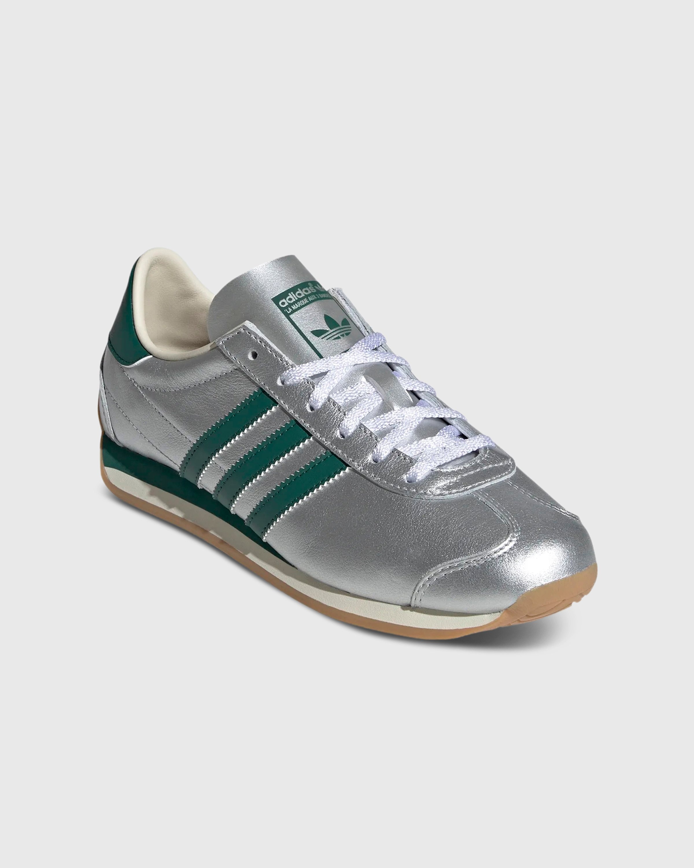 Adidas Country OG Silver Metallic Collegiate Green Core White